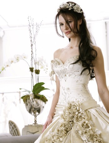 романтическое свадебное платье фото